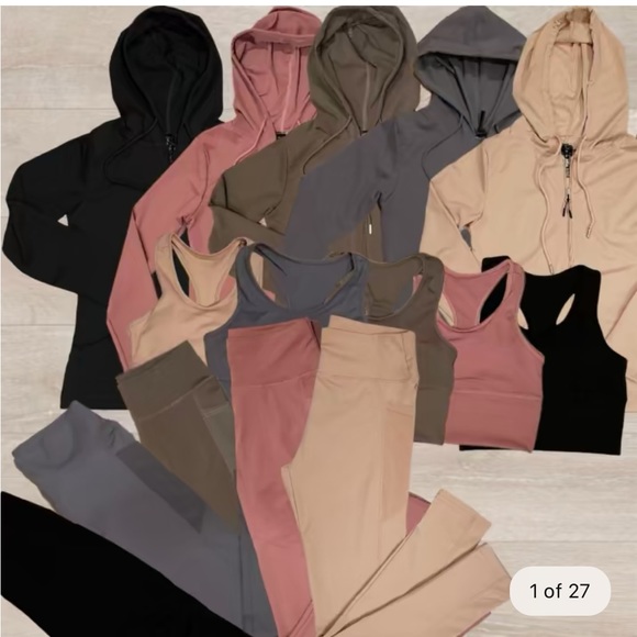 Women’s 3 piece work out outfit - Picture 2 of 4